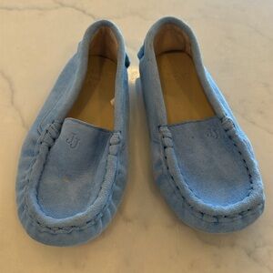 Janie and Jack Blue Moccs Size 7